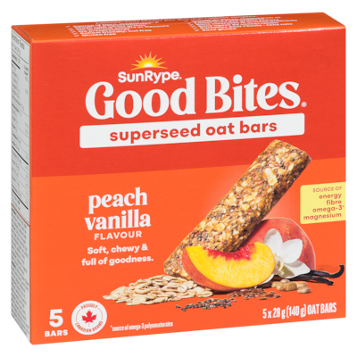 Superseed Oat Bars Peach Vanilla Flavour