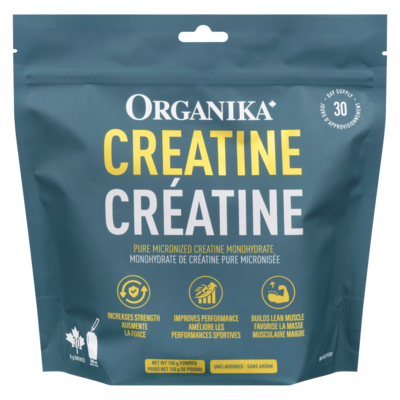 Organika Pure Micronized Creatine Monohydrate Powder Unflavoured 5 g, $519.80/100g