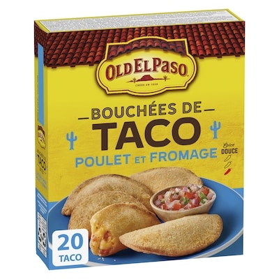 Old El Paso Bouchées de taco Poulet et fromage 368 g, 3,12 $/100g