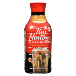 Tim Hortons Black Iced Coffee Caramel Unsweetened 1.42 l, $0.58/100ml