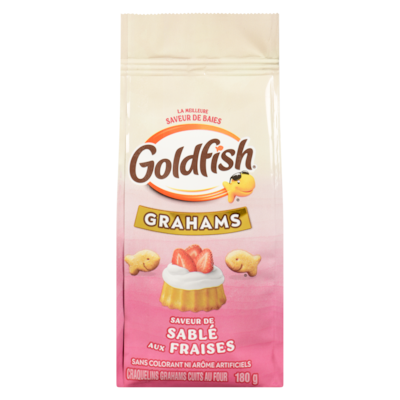 Pepperidge Farm Craquelins grahams cuits au four saveur de sablé aux fraises 180 g, 1,94 $/100g