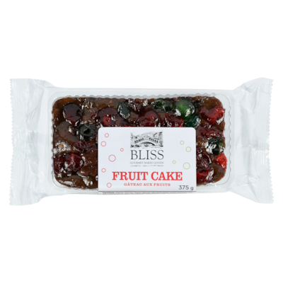 null Gâteau aux fruits 375 g, 2,67 $/100g