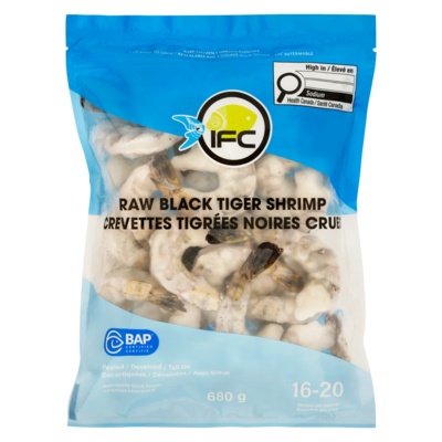 IFC seafood Raw Black Tiger Shrimp 680 g, $4.41/100g