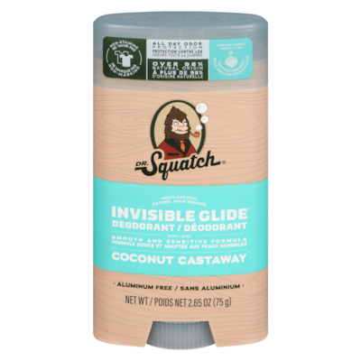 DR.Squatch Deodorant Coconut Castaway 75 g, $26.65/100g