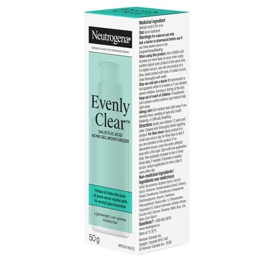 Evenly Clear Salicylic Acid Acne Gel Moisturizer