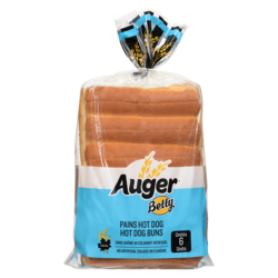 Auger Hot Dog Buns 280 g, $1.43/100g