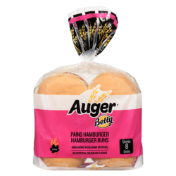 Betty Hamburger Buns 384 g, $1.04/100g