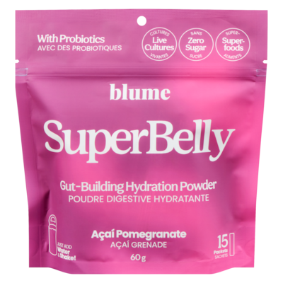 Blume Gut-Building Hydration Powder Açaí Pomegranate 60 g, $48.32/100g