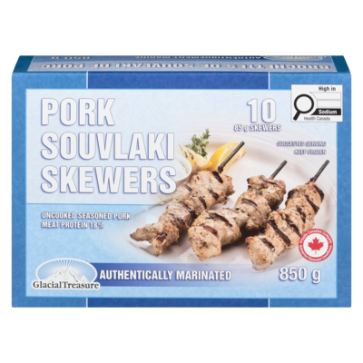 null Pork Souvlaki Skewers, 10 Pack 850 g, $2.94/100g