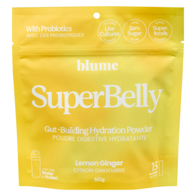 Blume Gut-Building Hydration Powder Lemon Ginger 60 g, $48.32/100g