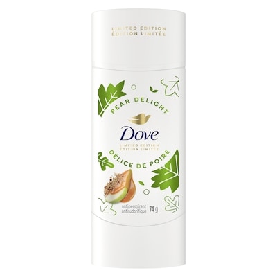 Dove Antisudorifique délice de poire édition limitée 74 g, 14,18 $/100g
