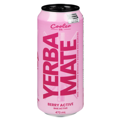 Yerba Mate Non-Carbonated Beverage Berry Active 473 ml, $0.84/100ml