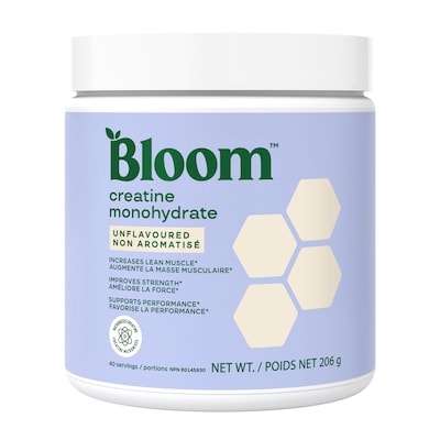 Bloom’s Créatine Non Aromatisé 200 g, 12,50 $/100g