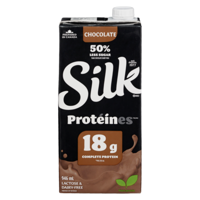 Silk Protein Soy Milk, Chocolate 946 ml, $0.82/100ml