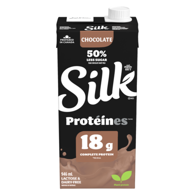 Silk Protein Soy Milk, Chocolate 946 ml, $0.82/100ml