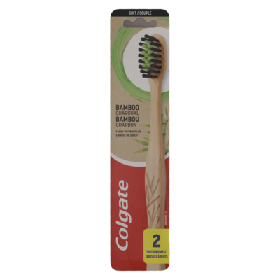 Colgate Toothbrushes Bamboo Charcoal Soft 2 ea, $6.50/1ea
