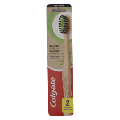 Toothbrushes Bamboo Charcoal Soft