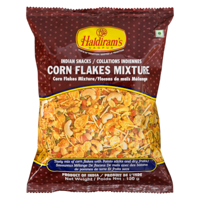 Haldiram Indian Snacks Corn Flakes Mixture 150 g, $1.33/100g