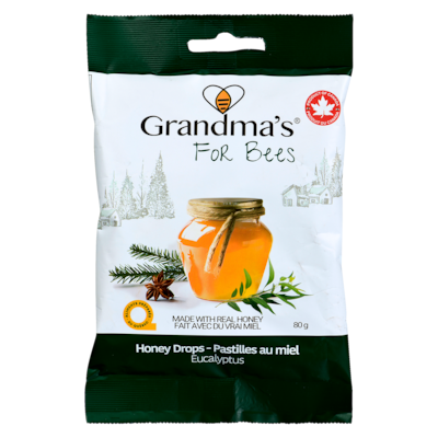 Grandma's Honey Drops Eucalyptus 80 g, $6.86/100g