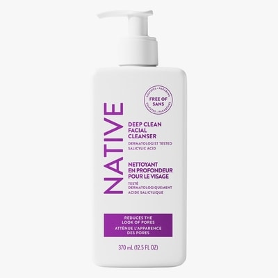 Native Deep Cleansing Facial Cleanser With Salicylic Acid And Eucalyptus 370 ml, $5.40/100ml