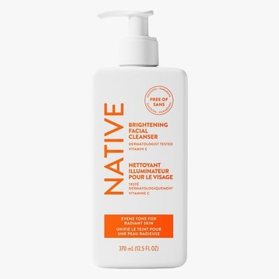 Native Brightening Facial Cleanser With Niacinamide And Vitamin C 370 ml, $5.40/100ml