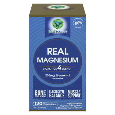 LEAF SOURCE Real Magnesium 90 ea, $0.33/1ea