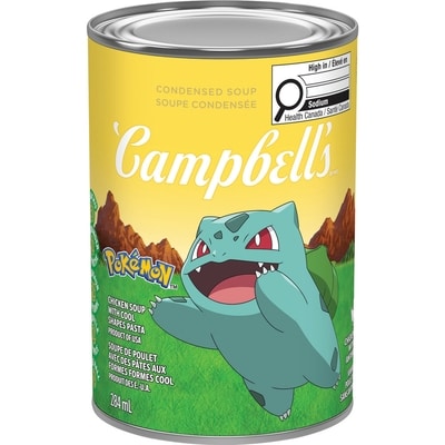 Campbell’s Soupe condensée soupe de poulet avec des pâtes aux formes formes cool 284 ml, 1,05 $/100ml