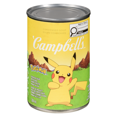 Campbell’s Soupe condensée soupe de poulet avec des pâtes aux formes formes cool 284 ml, 0,88 $/100ml