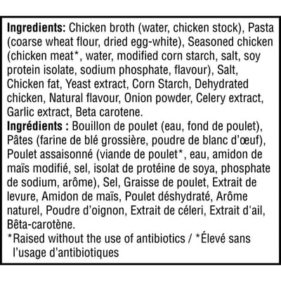 Condensed Soup Chicken Soup With Fun Shapes Pasta