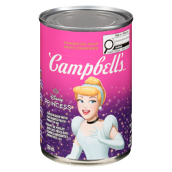 Campbell’s Soupe condensée soupe de poulet avec des pâtes aux formes amusantes 284 ml, 0,88 $/100ml