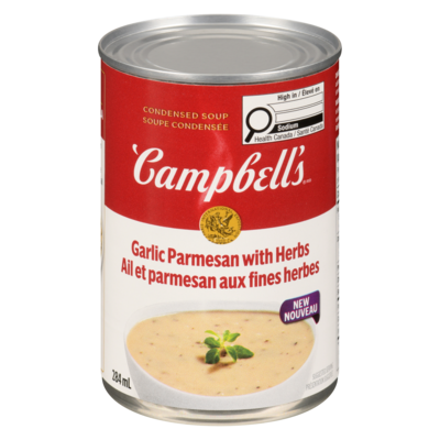 Campbell's Condensed Soup Garlic Parmesan With Herbs 284 ml, $0.88/100ml