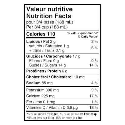 Kéfir Yogourt à boire, Noix de coco-Lime 1 % M.G.