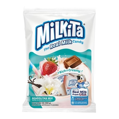  Mélange napolitain de bonbons au lait 100 g, 4,19 $/100g