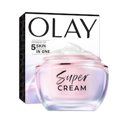 Olay Super Cream without SPF, Lightweight Face Moisturizer, 5-in-1 Skin Care Benefits 50 ml, $103.98/100ml