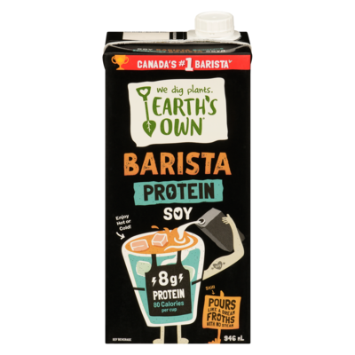 Earth's Own Soy Beverage Barista Protein Soy 946 ml, $0.58/100ml