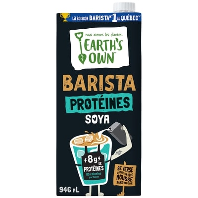 Earth’s Own Boisson au soya Protéines Barista 946 ml, 0,58 $/100ml