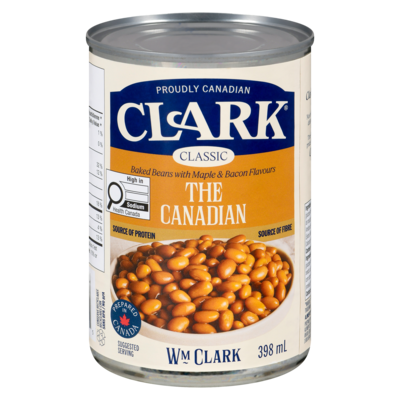 Clark Baked Beans With Maple & Bacon Flavours The Canadian 398 ml, $0.50/100ml