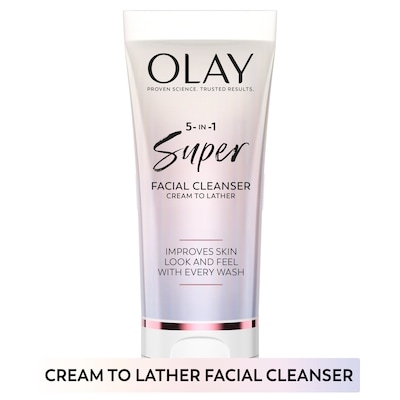 Olay Super Facial Cleanser – Deep Clean, Hydrating Formula 133 ml, $12.77/100ml