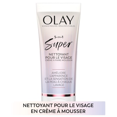 Olay Nettoyant pour le visage Super, nettoyage en profondeur, formule hydratante 133 ml, 12,77 $/100ml