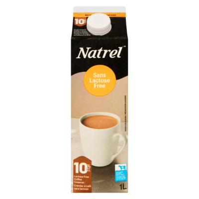 Natrel Lactose Free Coffee Creamer 10% M.F. 1 l, $0.60/100ml