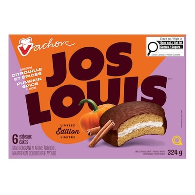 Vachon Jos Louis Pumpkin Spice Cake 324 g, $0.91/100g
