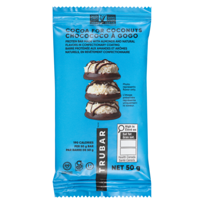 Trubar Protein Bar Cocoa For Coconuts 50 g, $6.58/100g
