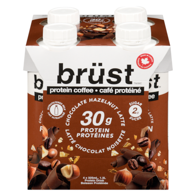 Brust Protein Drink Chocolate Hazelnut Latte 4x325.0 ml, $999.23/100ml
