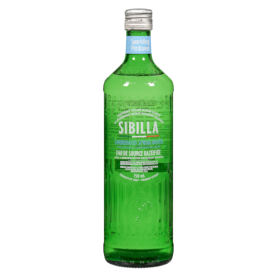 SIBILLA Carbonated Spring Water Sparkling 750 ml, $0.33/100ml