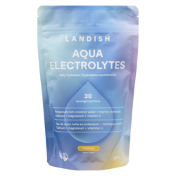 Landish Aqua Electrolytes Tropical Flavour 300 g, $13.00/100g