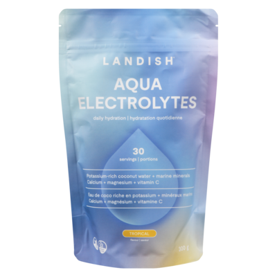 Landish Aqua Electrolytes Tropical Flavour 300 g, $13.00/100g