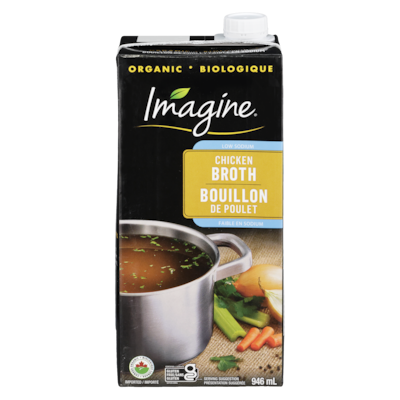 Imagine Bouillon de poulet faible en sodium biologique 946 ml, 0,63 $/100ml