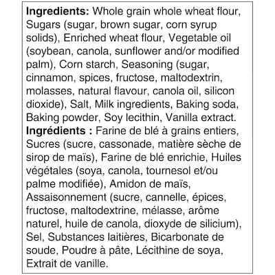 Craquelins grahams cuits au four brioche à la cannelle