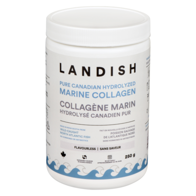 Landish Pure Canadian Hydrolyzed Marine Collagen Flavourless 250 g, $18.00/100g