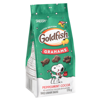 Baked Graham Snacks Snoopy Peppermint Cocoa Limited Edition